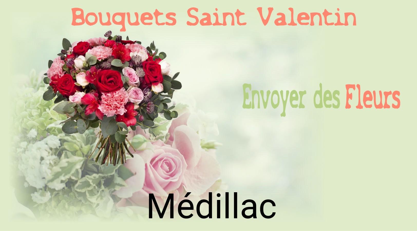 Roses de Saint-Valentin livrées à Médillac